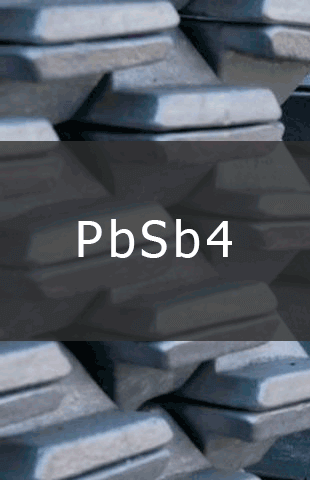 Свинцово-сурьмянистые сплавы PbSb4